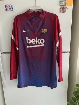 Camiseta de entrenamiento de fútbol Nike Barcelona 2021/22 1/4 cremallera CW1377-621 para hombre talla XL Foto 1 de 4