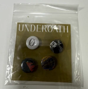 UNDEROATH 4 PIN  PROMOTIONAL SET  ORIGINAL - Picture 1 of 10