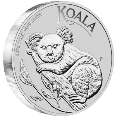 Silbermünze 1kg Koala 2025 - Australien - Anlagemünze - ST - Bild 1 von 3