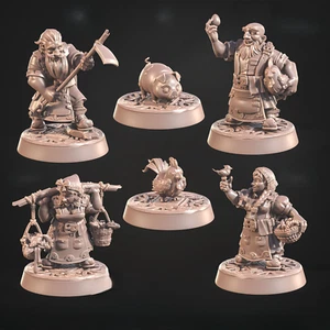 CastnPlay #816 Dwarven Brew Crop Farmers - No Base - 32mm - Bild 1 von 3