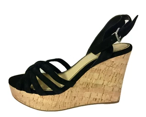SPLENDID FALLON SUEDE WEDGE SANDAL SZ 9.5, RETAIL $148 - Picture 1 of 7