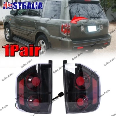 Conjunto de luces traseras LH&RH negro/humo para Honda Pilot 2003 2004-2008 luz de freno Foto 1 de 4