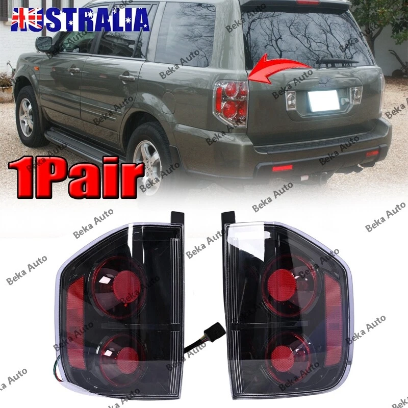 Conjunto de luces traseras LH&RH negro/humo para Honda Pilot 2003 2004-2008 luz de freno Foto 1 de 4