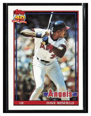 1991 Topps #630 Dave Winfield - Image 1 of 2