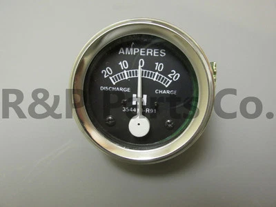 Amp Gauge Amperímetro Estilo OE para Farmall IH A B C H MD I6 W4 W6 Supers 354473R91 Foto 1 de 2