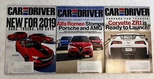CAR & DRIVER MAGAZINES JUNE, JULY, SEPT 2018 (3 MAGAZINES) - Imagen 1 de 22
