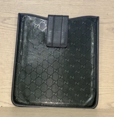 Gucci Green Logo Embossed Gucissima iPad Sleeve Case Protective Shell Rubber - Image 1 of 4