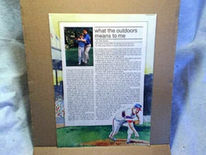 1984 TOM SEAVER Chicago White Sox outdoors ARTICLE ONLY,baseball,mlb pitcher - Picture 1 of 2