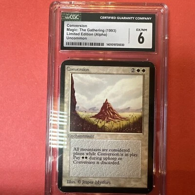 MTG Conversion ALPHA Graded CGC 6 NM/EX- 1993 - Image 1 of 4