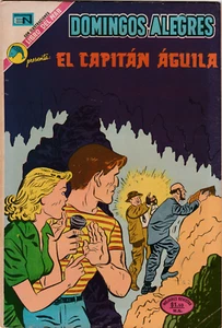 DOMINGOS ALEGRES 987 EL CAPITÁN ÁGUILA ABRIL 1973 NOVARO MEXICAN COMIC - Picture 1 of 1