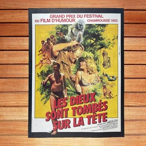 Les dieux sont tombés sur la tête affiche originale 40x60 Jamie Uys 1980 - Picture 1 of 6