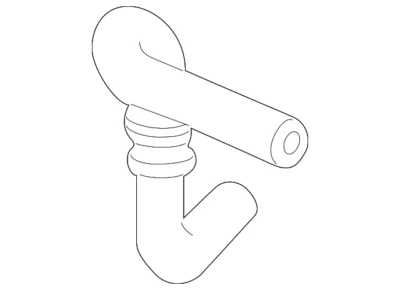 Original Acura 2002-2006 Acura RSX - Tubo dirección asistida succión 53731-S6M-000 Foto 1 de 2