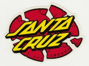Santa Cruz Skateboards Broken Dot Sticker 4" Decal - Picture 1 of 1