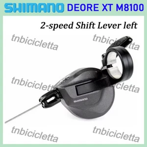 New SHIMANO DEORE XT SL M8100 Shifter Lever Left 2 Speed MTB Bike Rapidfire Plus - Picture 1 of 3