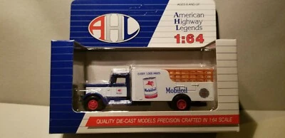 Camión de reparto Hartoy (L03052) Mobiloil escala 1:64 modelo de metal fundido Foto 1 de 2