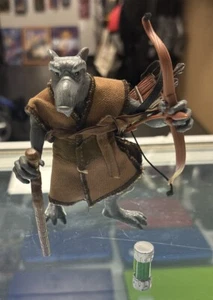 TMNT Master Splinter Action Figure with Outfit Robe 2002 Playmates Vintage RARE - Picture 1 of 4