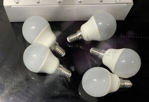 OSRAM  Golf Ball LED  5w Small Screw P40 Light Bulbs 40w Cool White 4000k 5 Pack