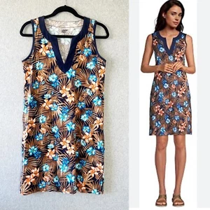 Lands End Pullover Informal Hawaiano Vestido de Cambio Talla Pequeña Cubrir Vestido de Natación - Imagen 1 de 8