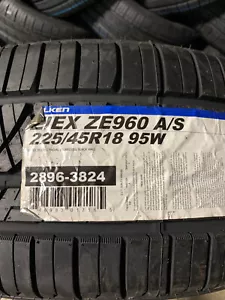 2 Take Off 225 45 18 Ziex ZE960 A/S Tires - Picture 1 of 9