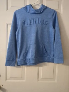 adidas lightweight hoodie Boys Size XL(16) Blue - Picture 1 of 3