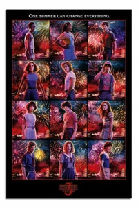 Stranger Things Charakter Montage Poster Offiziell Lizenziert 24 x 36 cm - Bild 1 von 1