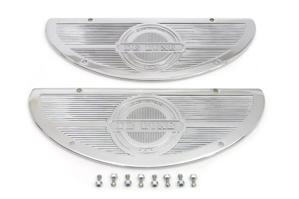 Deluxe Footboard Insert Chrome fits Harley Davidson 49-0436 - Image 1 of 4