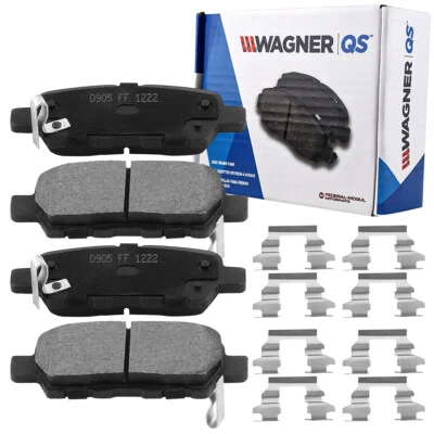 Pastillas de freno traseras de cerámica Wagner para Nissan Altima Murano Infiniti FX37 B26 CA Foto 1 de 4