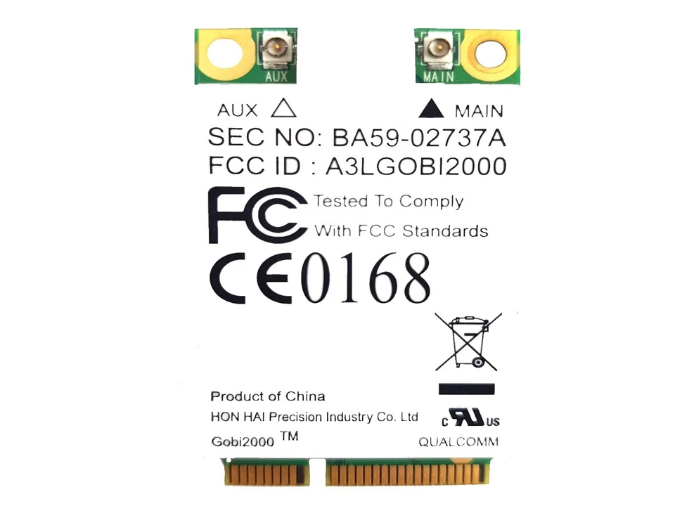 Samsung XE200C21 WiFi Card BA59-02737A T77Z102T01 - Image 1 of 2