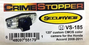NEW Crimestopper VS-185 CMOS Color Custom Fit Camera for 2008-2011 Honda Accord - Picture 1 of 2