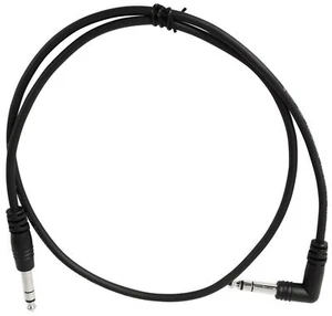 Rockville RNTR103R-B 3' 1/4" TRS Right Angle To 1/4" TRS Straight Cable - Picture 1 of 4