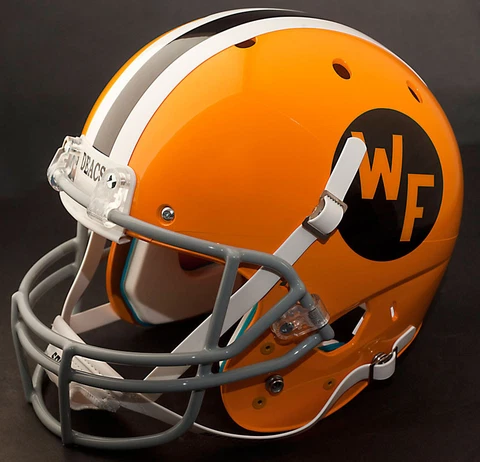 WAKE FOREST DEMON DEACONS 1965-1968 Schutt XP Gameday REPLICA Football Helmet Cover