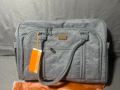 WELAVILA Bolsa de Pañales Bolso Grande Convertible Bolsas de Bebé con Bolsillos Aislantes  Foto 1 de 4