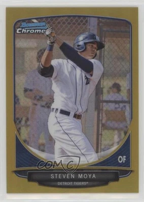 2013 Bowman Prospects Chrome Gold Refractor /50 Steven Moya #BCP53 - Image 1 of 2