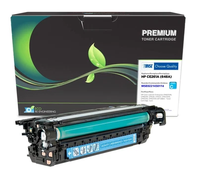 MSE Cyan Toner Cartridge CE261A Compatible HP Colour CP4025dn CP4525dn CP4525n - Image 1 of 4