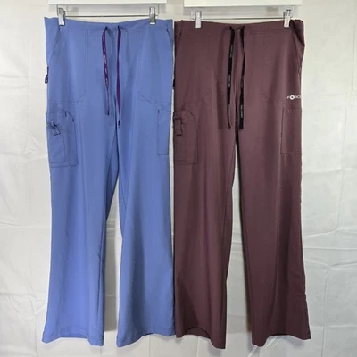 Lote de 2 pares de calças femininas Carhartt Cargo Scrub tamanho M enfermagem médica - Imagem 1 de 4