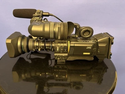 JVC ProHD 3-CCD MiniDV Professional Camcorder with Th16x5.5BRMU  Fujinon Lens - Image 1 of 4