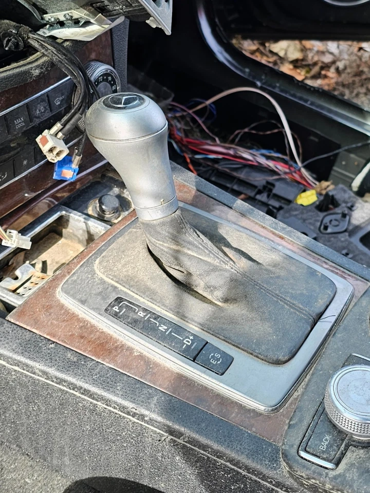 Mercedes-Benz Silver 2008-2012 palanca de cambios arranque bisel selector de cambios C300 C250 Foto 1 de 1