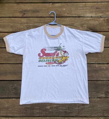 Vintage Dr. Seuss Sam's GREEN EGGS & HAM Shirt Men's Size XL White 1997 - Image 1 of 4