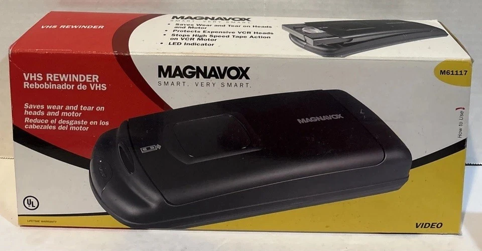Magnavox M61117 1-Way VHS Rewinder