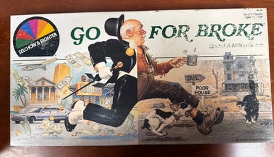 Vintage 1985 Go For Broke Spend A Million Board Game By Selchow & Righter - Image 1 of 4