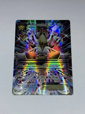 Pokémon Card Mega M Alakazam EX Full Art Holo Card 118/124 XY Fates Collide LP - Image 1 of 2