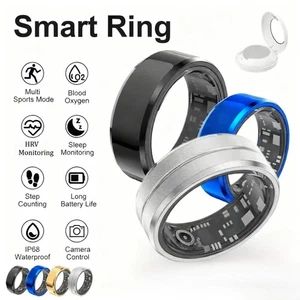 Smart Ring Sleep Tracking Wearable Heart Rate Health Fitness Tracker Waterproof - Picture 1 of 45