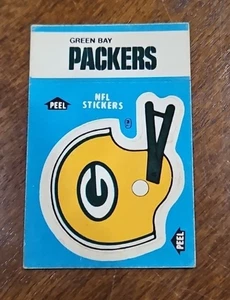 1985 Fleer Football Green Bay Packers Team Logo Sticker - Picture 1 of 2