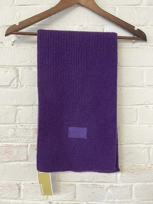 Bufanda de punto púrpura Michael Kors para mujer Foto 1 de 2