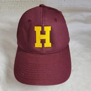 OC Sports bestickte "H" Baseball Cap Truckermütze gold purpurrot Harvard? adj. - Bild 1 von 4