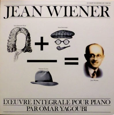 Jean Wiener, Omar Yagoubi,  L'Œuvre Integrale Pour Piano, (LP, Album), NM or M- Foto 1 de 4