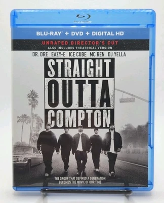 Straight Outta Compton (Blu-ray/DVD, 2016, 2-Disc Set) MINT - Image 1 of 3