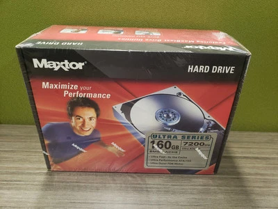 MAXTOR Ultra Series 160GB 7200 RPM Ultra ATA/133 Internal Hard Drive NEW SEALED - Image 1 of 4
