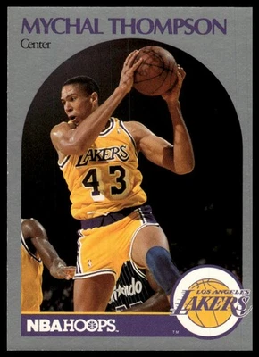 1990-91 Hoops #160 Mychal Thompson - Image 1 of 2