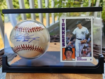 AUTOBALL - Goose Gossage "HOF 2008" - con tarjeta y exhibición - ¡EXCELENTE! Foto 1 de 3